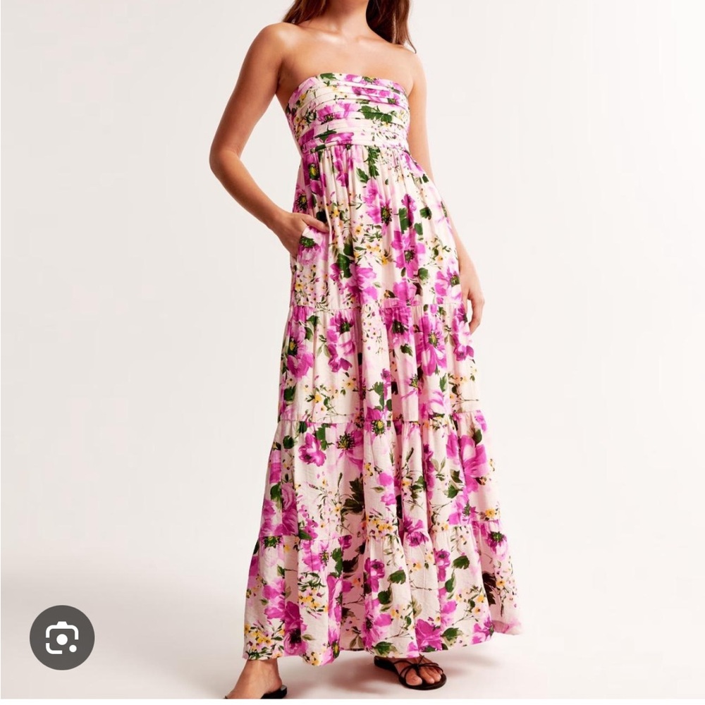 Abercrombie Emerson Strapless Convertible Maxi Dress